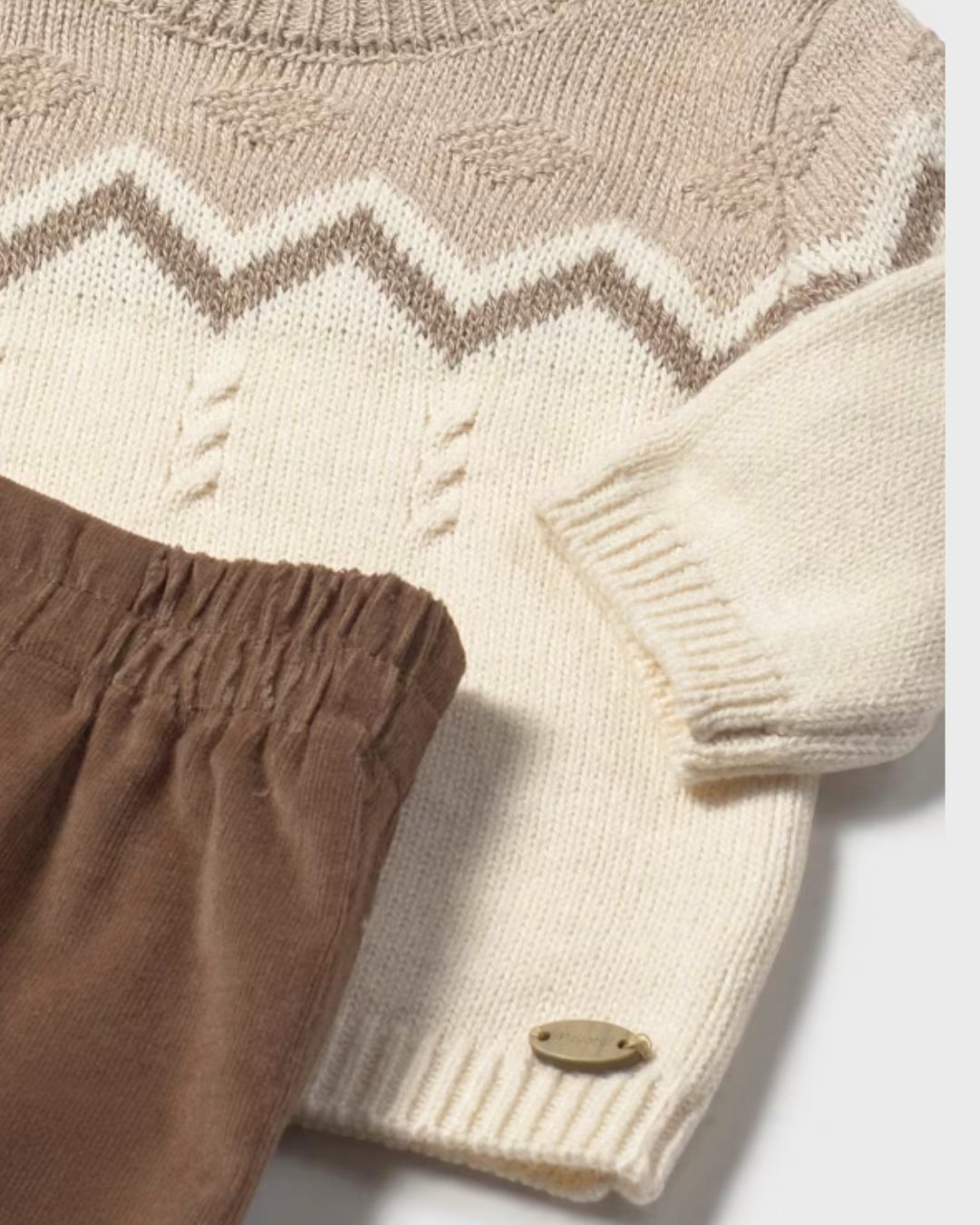 Conjunto pantalón y jersey recién nacido