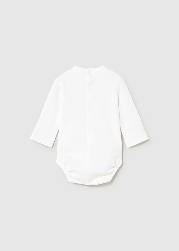 Body cuello semicisne recién nacido blanco