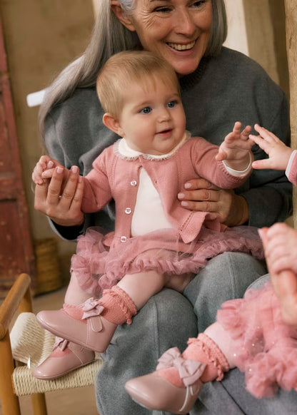 Conjunto 3 piezas rosa pétalo