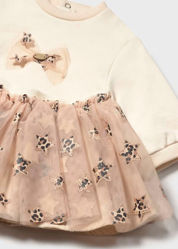 Conjunto falda tul y sudadera cerámica