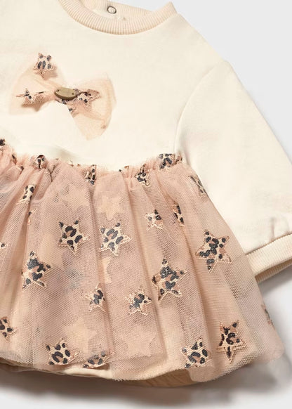 Conjunto falda tul y sudadera cerámica