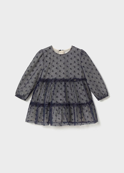 Vestido tul color Marino