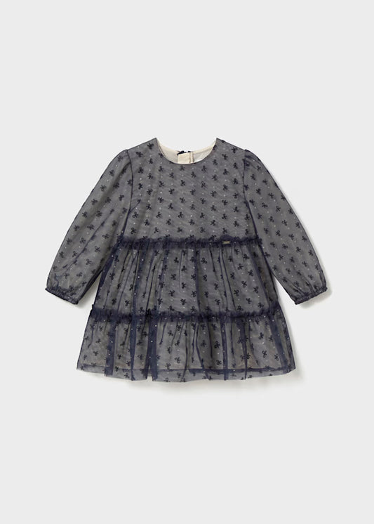 Vestido tul color Marino