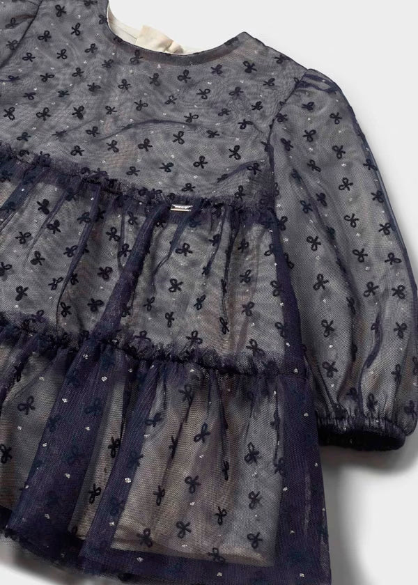 Vestido tul color Marino