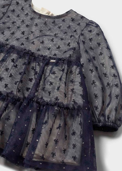 Vestido tul color Marino