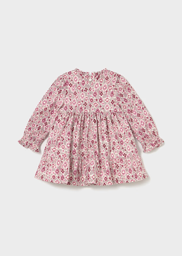 Vestido terciopelo con volantes, Cuarzo