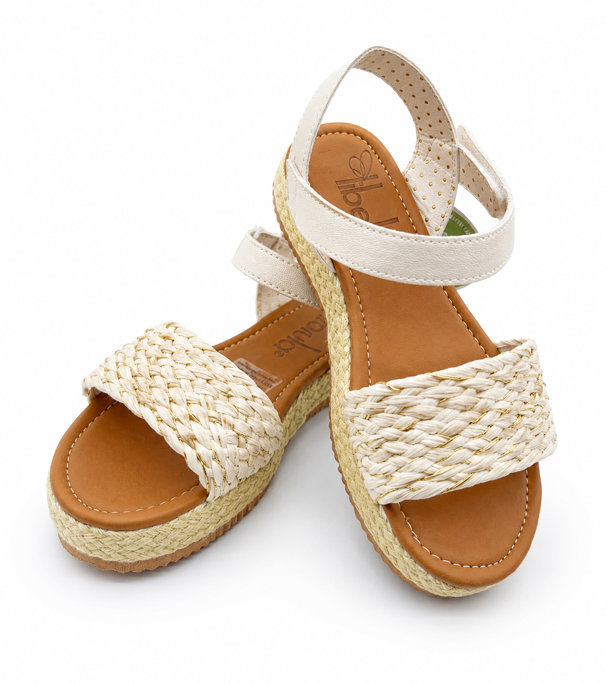 Huarache Juliette Niza Ivory Tira Tejido Tapetillo