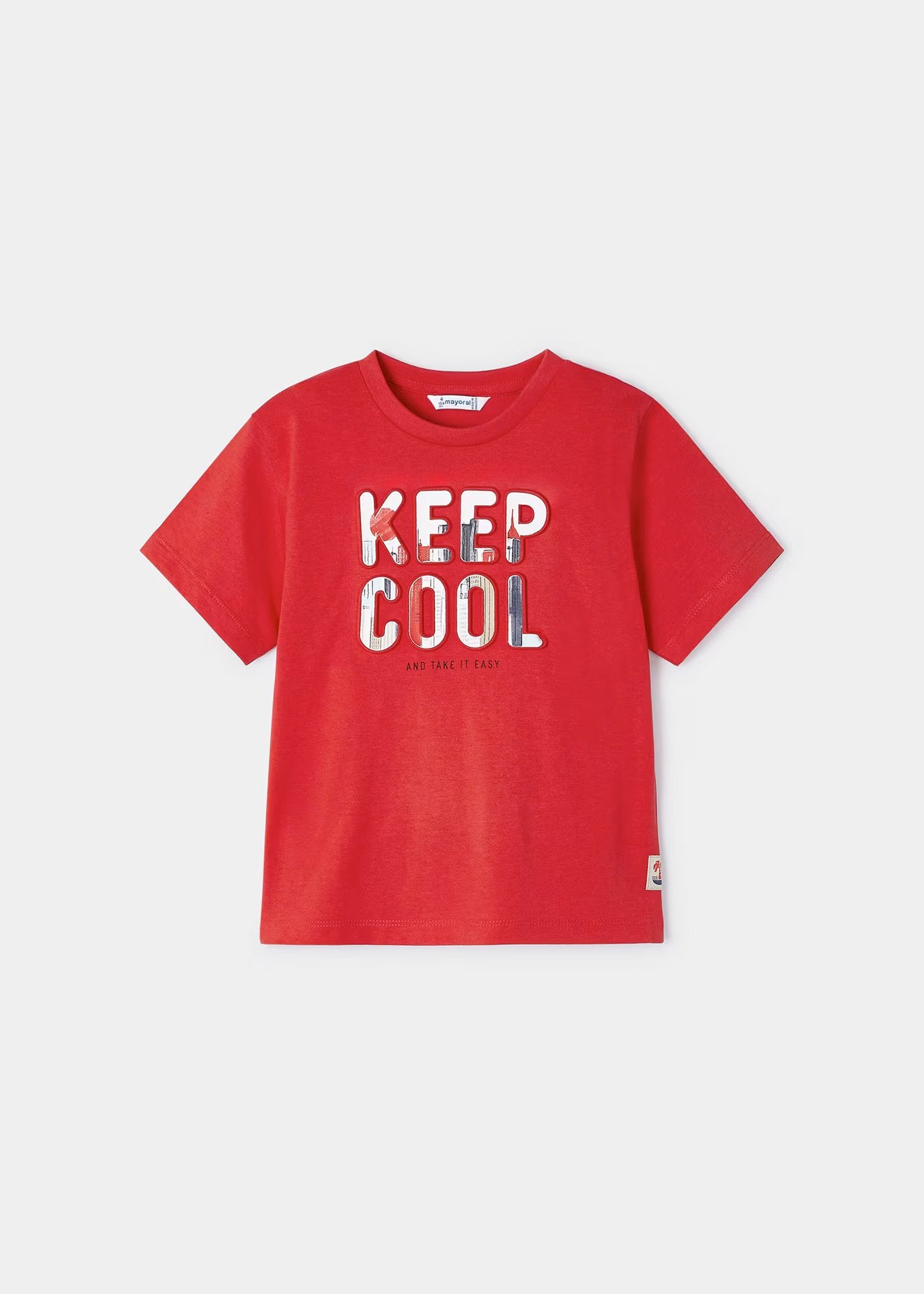 camiseta mayoral keep cool, color rojo