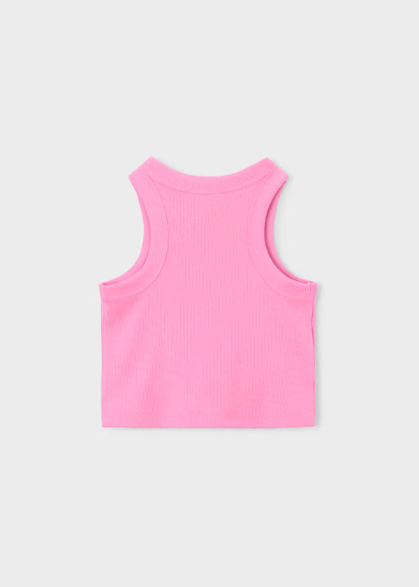 Camiseta candy, tirantes con remaches
