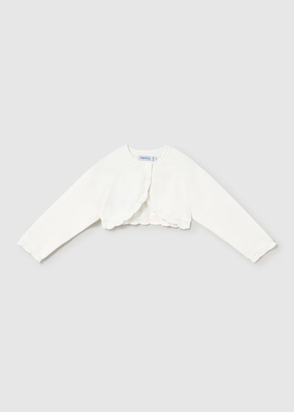 Rebeca tricot básica Color Crudo