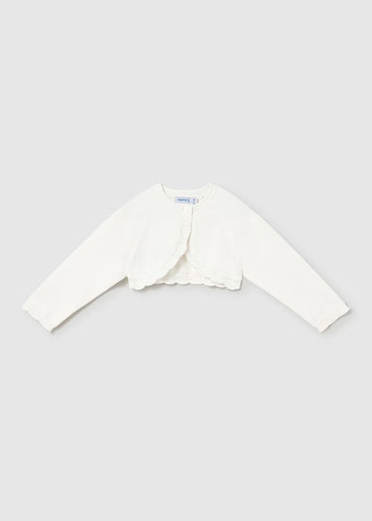 Rebeca tricot básica Color Crudo