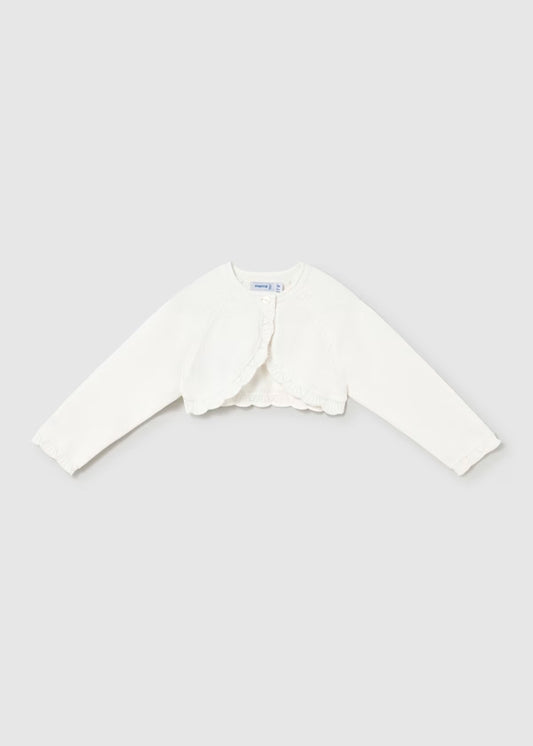 Rebeca tricot básica Color Crudo