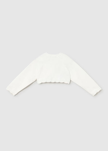 Rebeca tricot básica Color Crudo