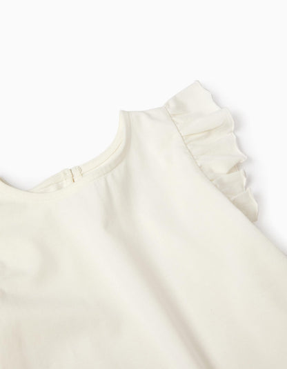 set  falda a rayas y blusa blanca