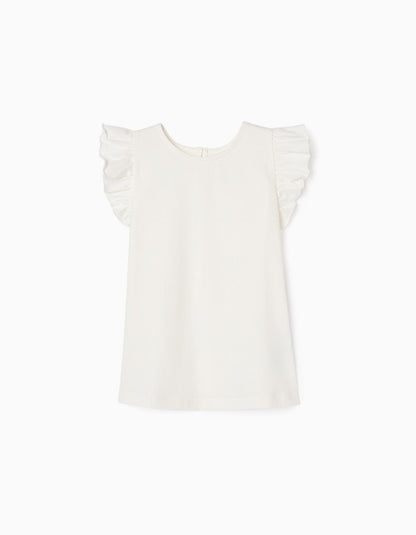 set  falda a rayas y blusa blanca