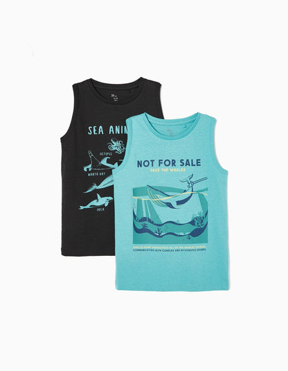 2 pack camisetas sin manga