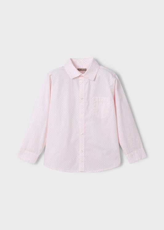Camisa manga larga con estampado