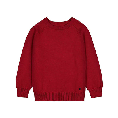 Jersey de básico cuello redondo rojo, mayoral