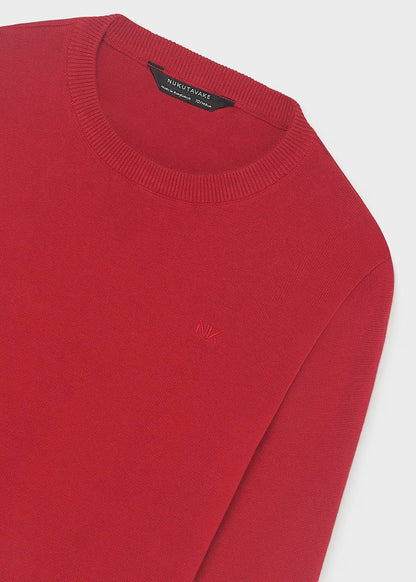 Jersey básico rojo, niño