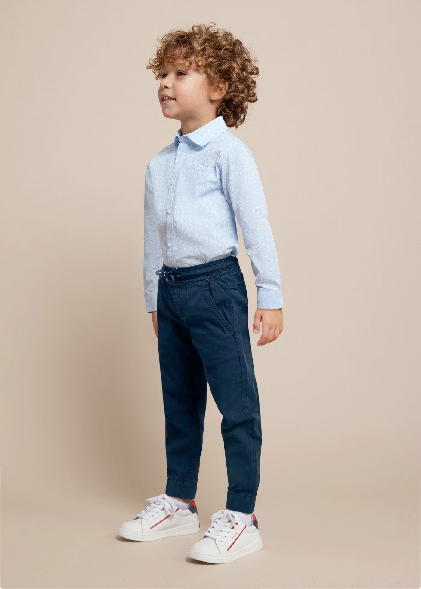 pantalón jogger, azul marino, para niño