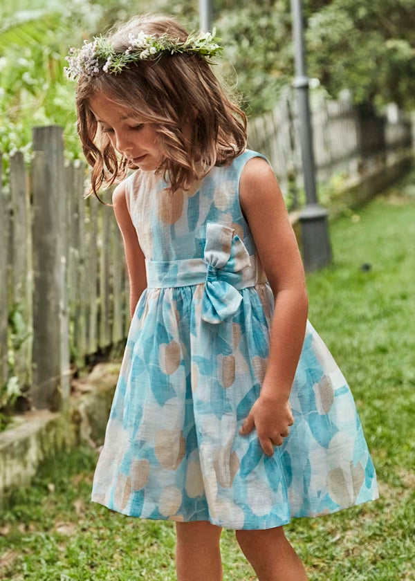 Vestido estampado flores