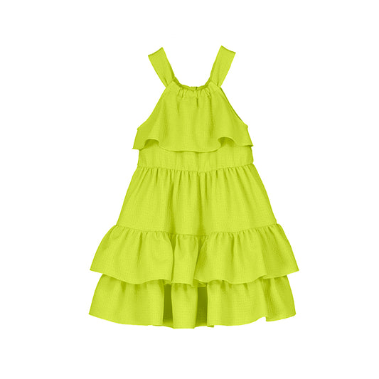 Vestido holanes color verde citron