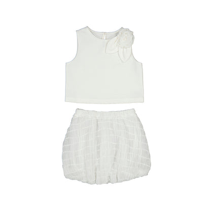 Conjunto falda globo y top