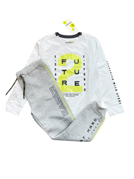 Set 2 piezas pantalón pants para niño