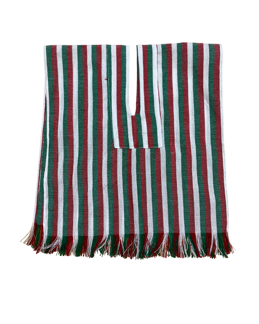 Jorongo de tela, cambaya tricolor