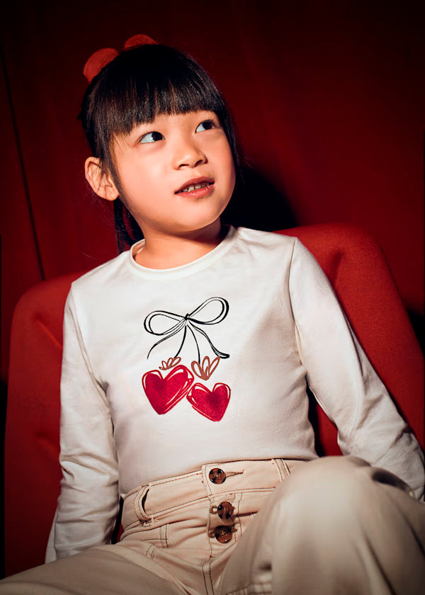 Camiseta de manga larga incluye scrunchie