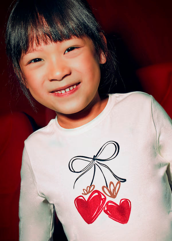 Camiseta de manga larga incluye scrunchie