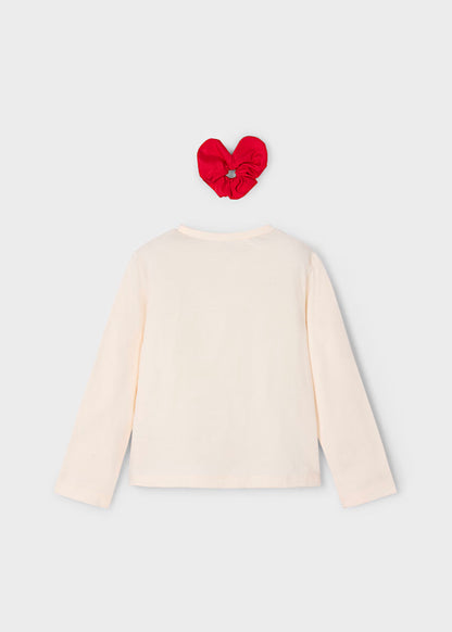 Camiseta de manga larga incluye scrunchie