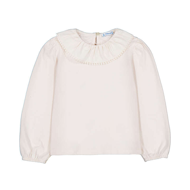 Set 3 piezas blusa + falda polipiel + chaleco tricot
