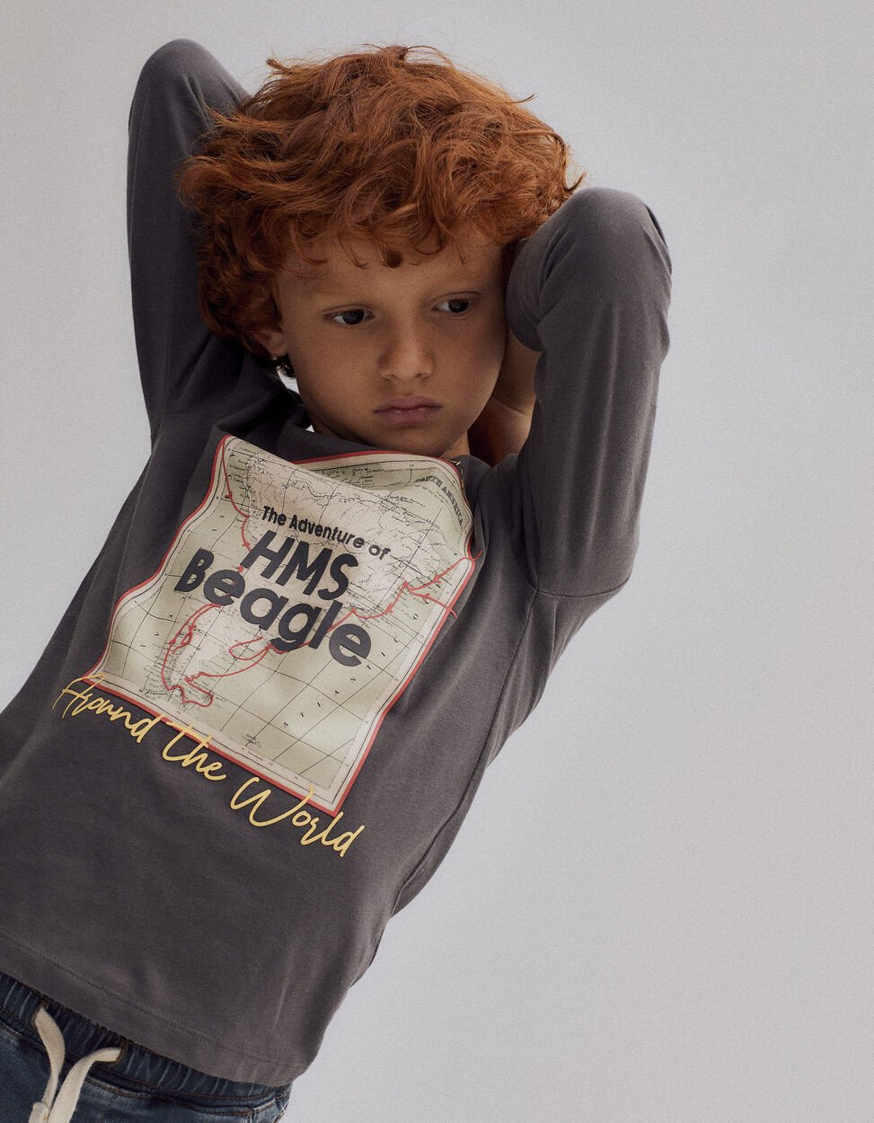 camiseta manga larga "hms beagle"