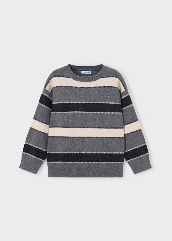 Jersey rayas Grafito