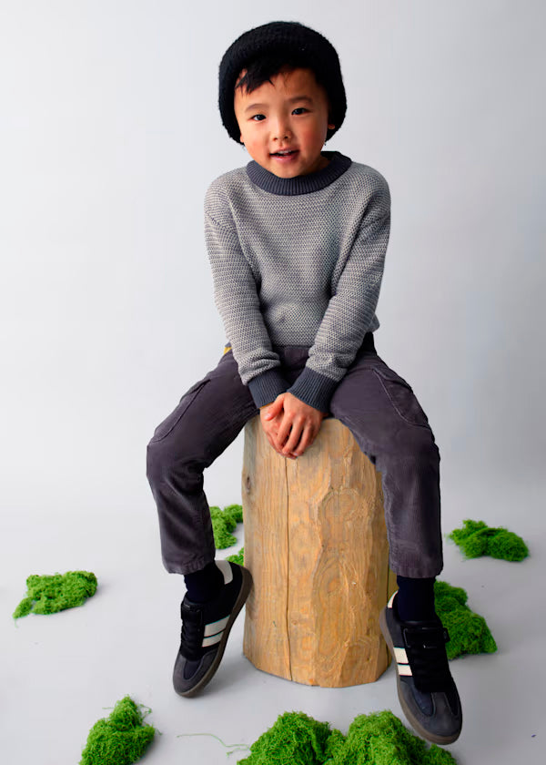 Jersey poliamida gris pizarra