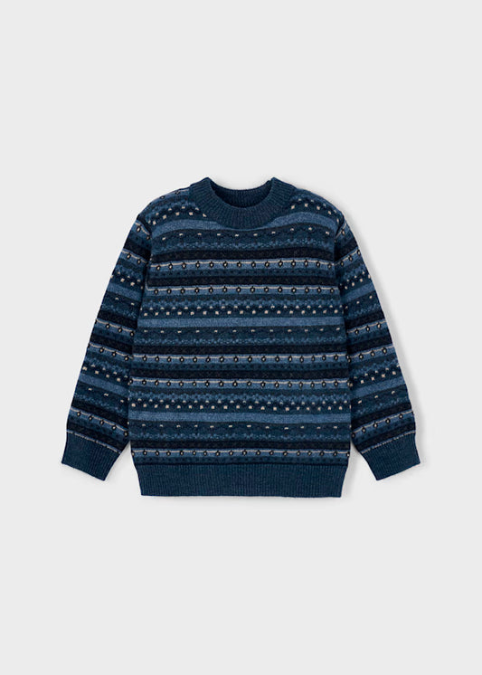 Jersey motivo jacquard