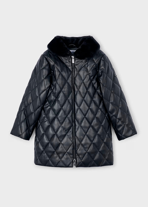 Chaquetón acolchado negro