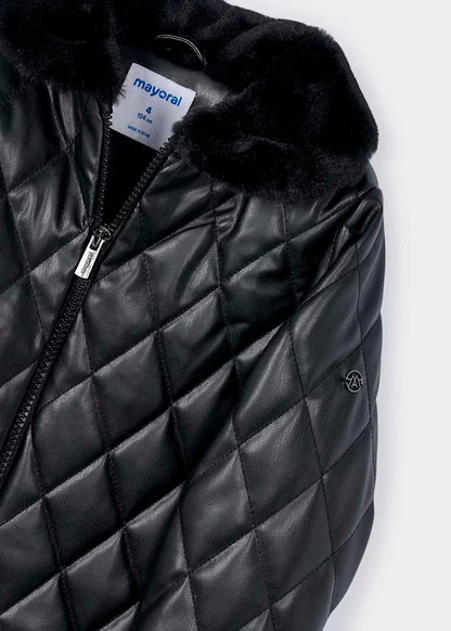 Chaquetón acolchado negro