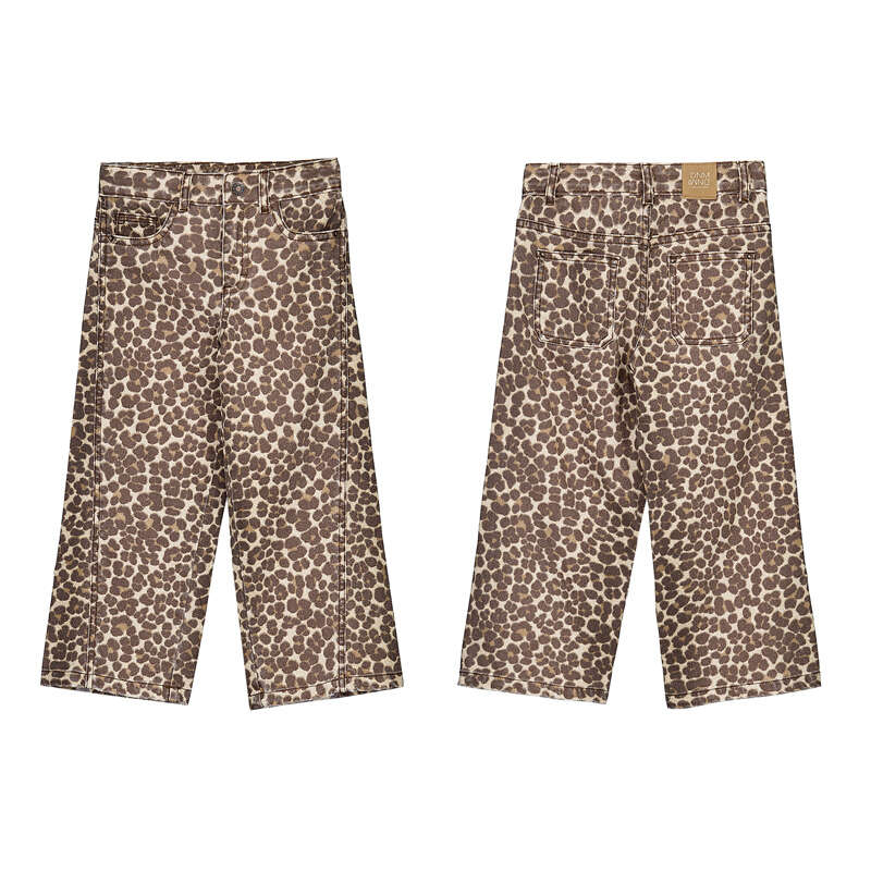 Set 2 piezas  + pantalon recto print + camiseta manga larga + scriunchie