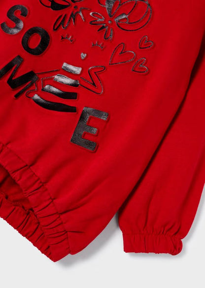 conjunto mayoral pullover rojo