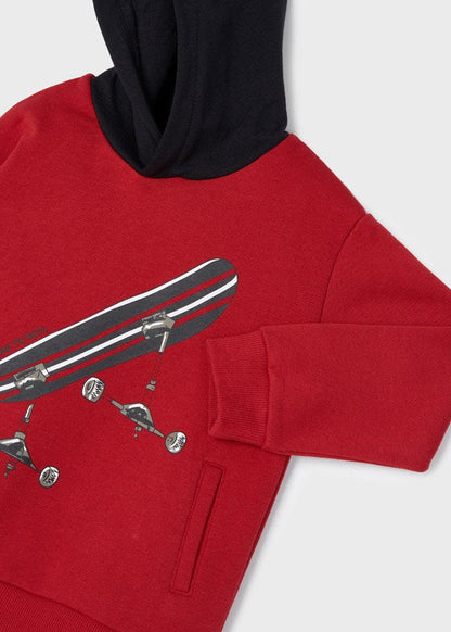 pants de dos piezas para niño con sudadera y pantalón largo.