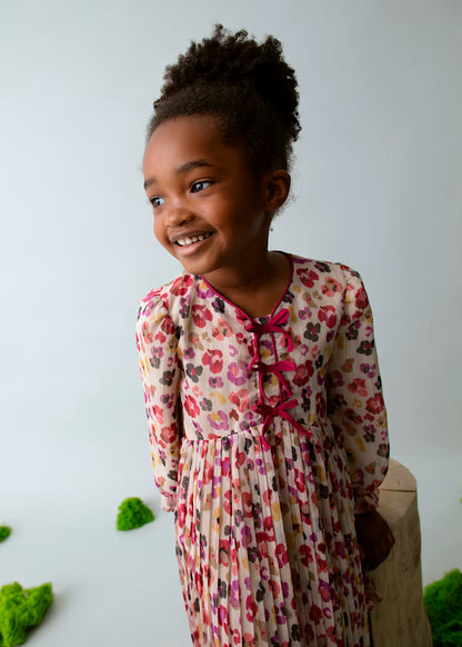 Vestido estampado cereza