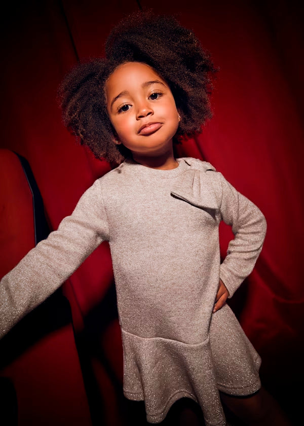 Vestido tricot lazo toffé vigoré