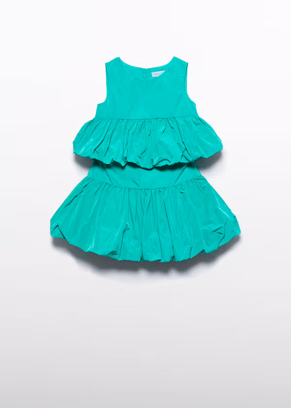 Conjunto Falda Tafetán Verde Jade