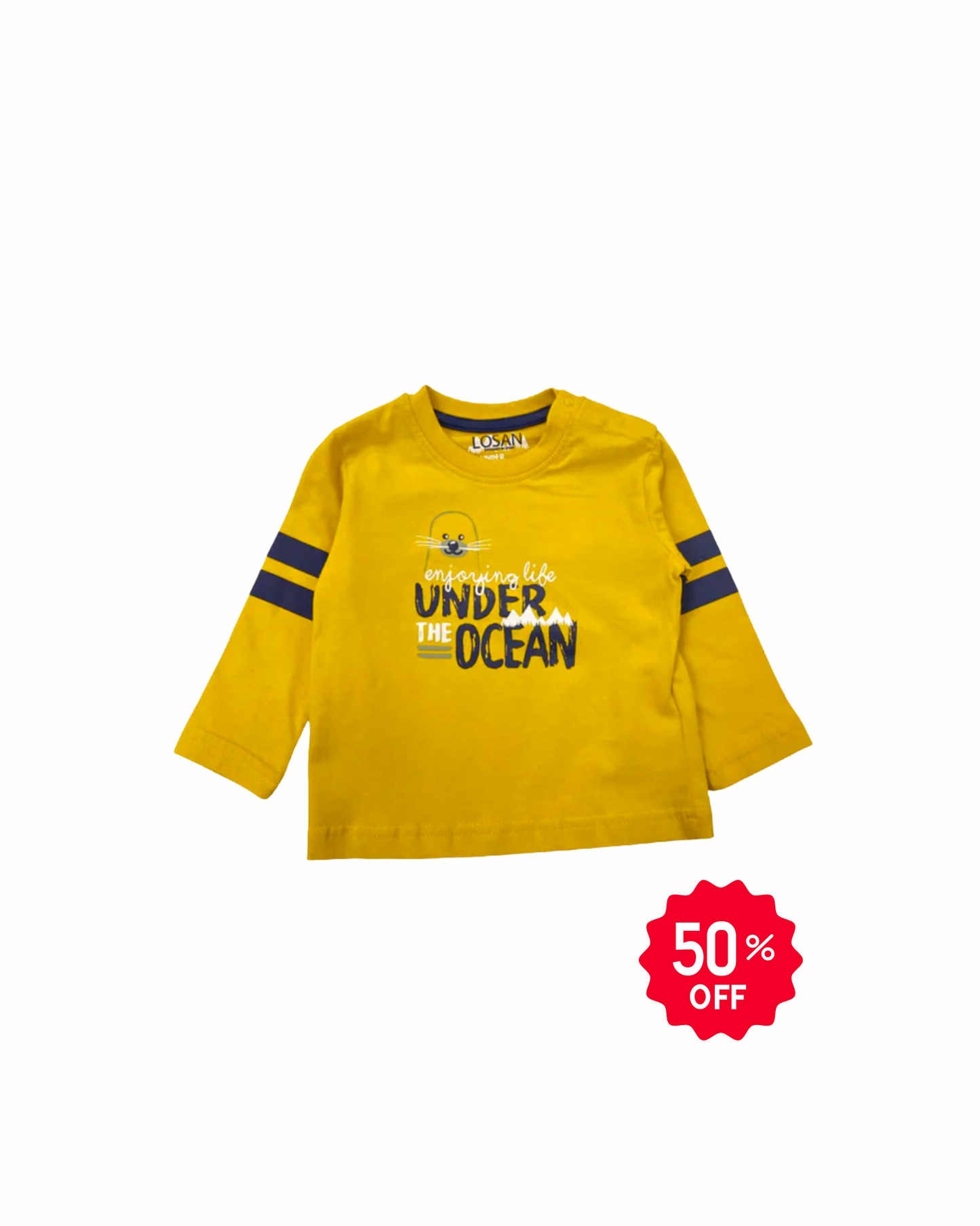 Camiseta mostaza under the ocean