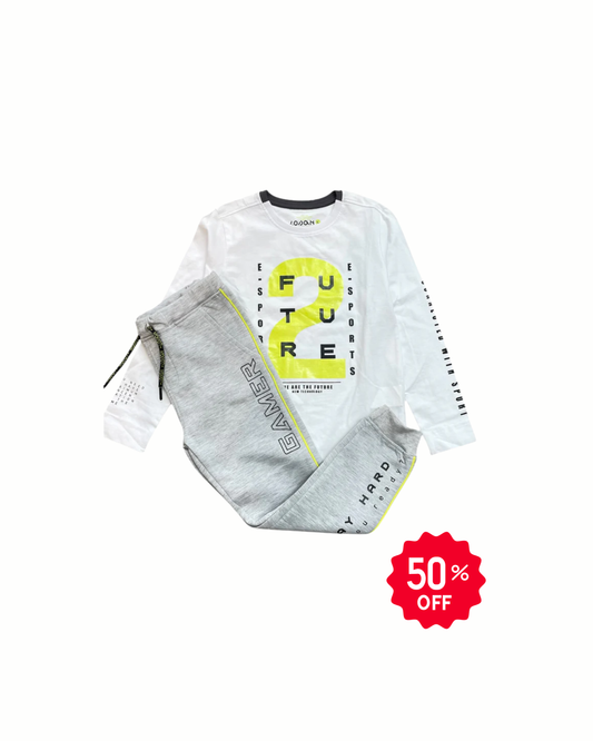 Set 2 piezas pantalón pants para niño