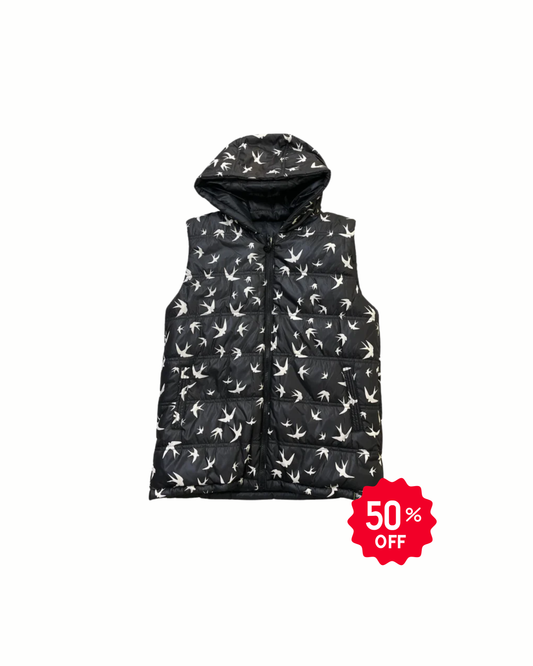 Chaleco negro doble vista, boboli