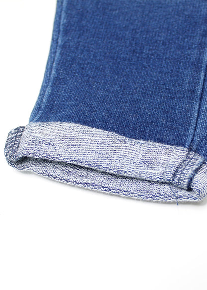 set jersey rayas crudo y pantalón denim para bebe, losan