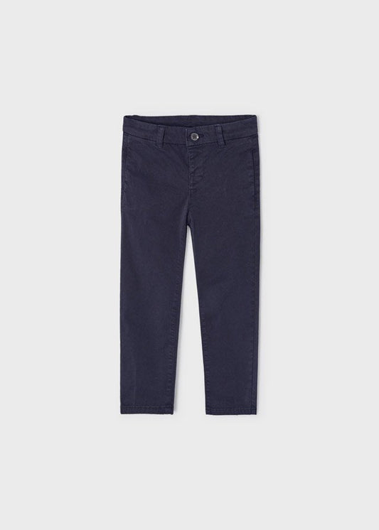 pantalón slim fit basico azul marino